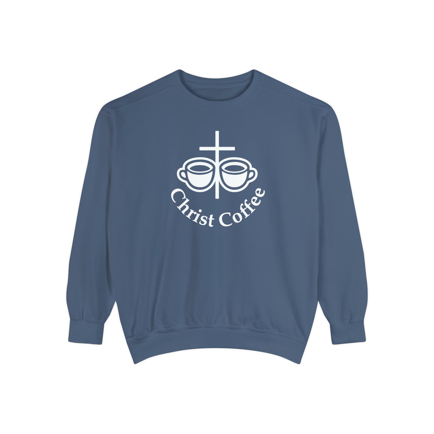 Big White Logo Crewneck
