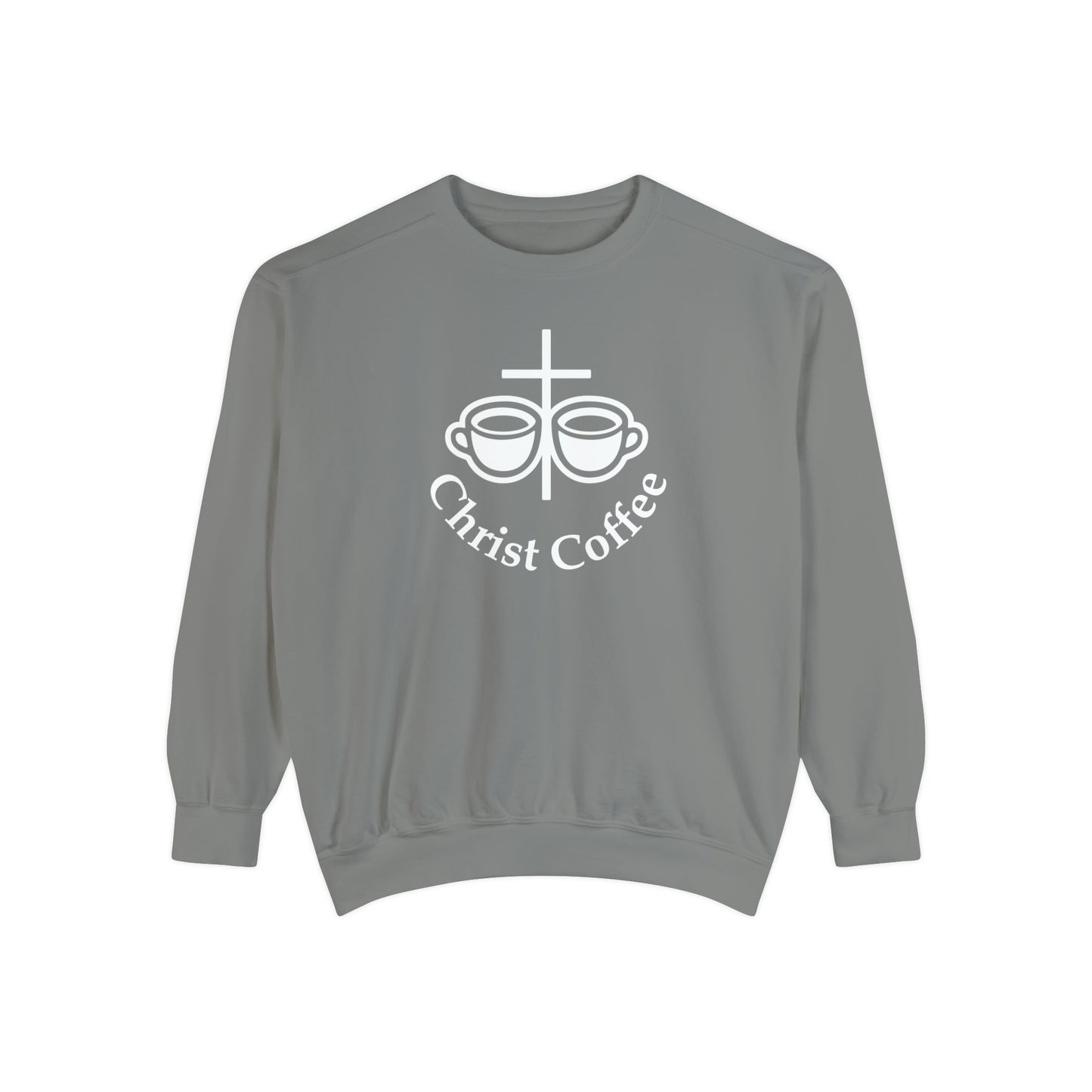 Big White Logo Crewneck
