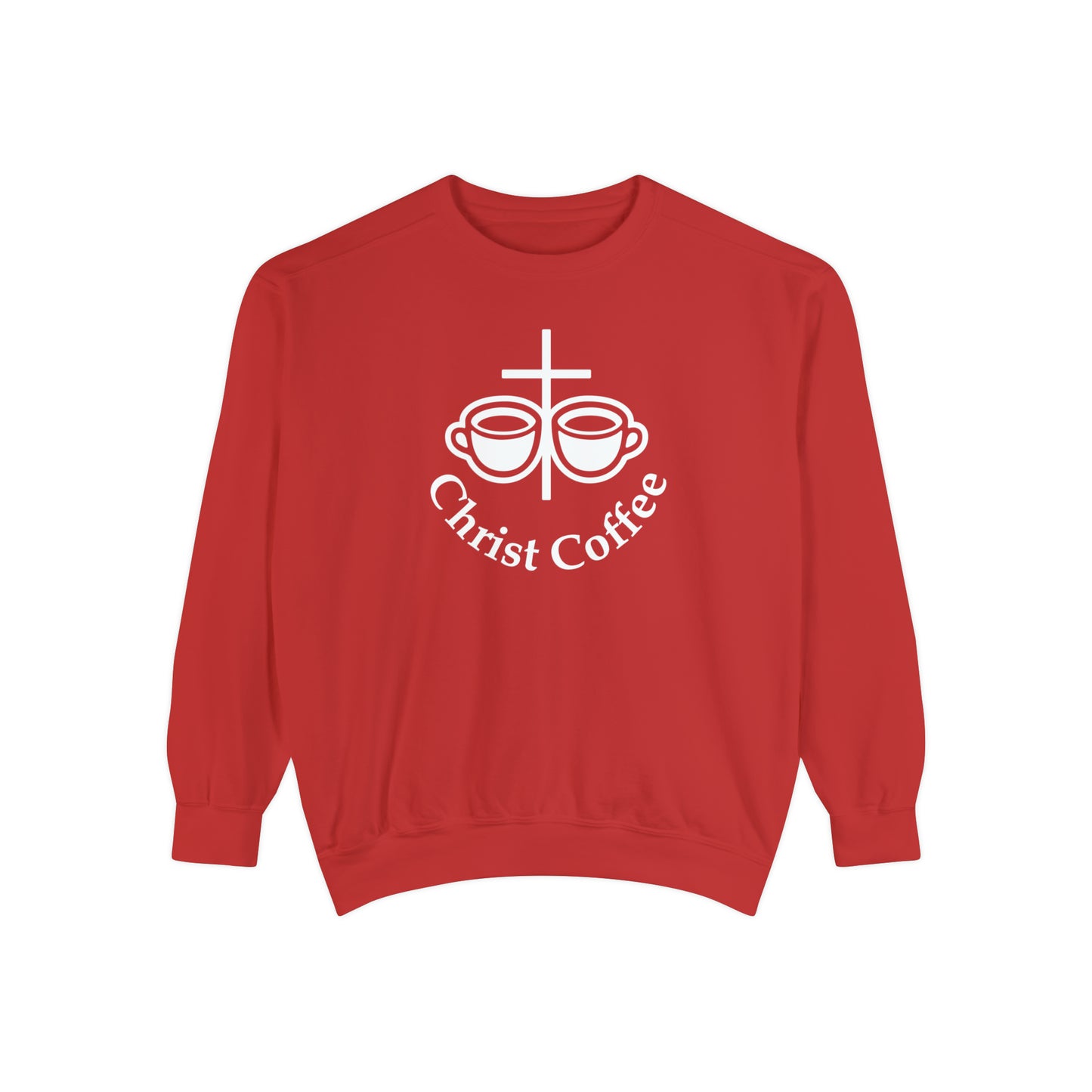 Big White Logo Crewneck