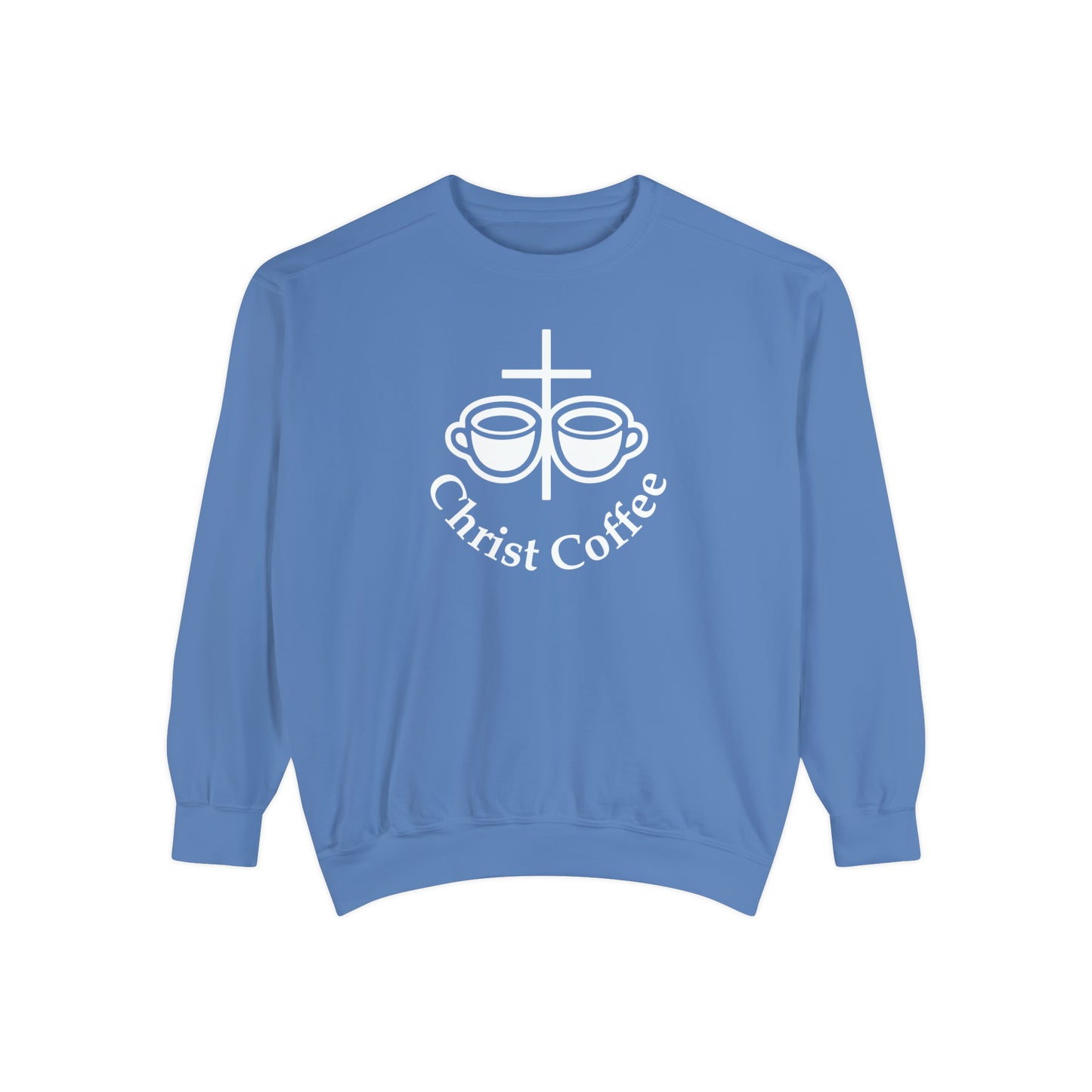 Big White Logo Crewneck